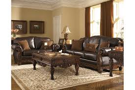 The dark finish complements any traditional palette. North Shore Sofa Ashley Furniture Homestore