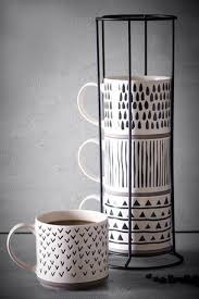 Set Of 4 Arlo Stacking Mugs Mugs Coffee Cups Coffee Cup Set