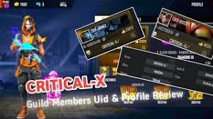 Name, english names #how_to_change_free_fire_name_with_style_font #stylishname #freefirenamechange #createownstyle #freefirenamechange thanks for watching 👍🥰. Critical X Guild Members Uid Code Profile Review Crx Rocky Ka Guild Crx Guild Players Freefire Youtube