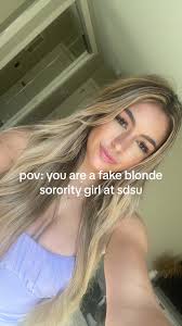 Blonde Sorority Girl Kaylin