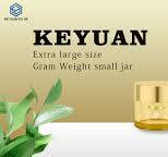Yellow Small Capacity Plastic Cream Jars 5ml 10ml 15ml ...