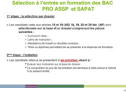 Exemple de lettre de motivation pour un bac pro sapat. Bac Pro Assp Bac Pro Sapat Ppt Telecharger