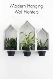 Modern planters our selection of modern planters encompasses a range of inspiring designs from respected brands, like ferm living, vondom, and loll designs — and includes an eclectic collection of vessels for your favorite flowers and greenery. Diy Hanging Wall Planters Love Create Celebrate