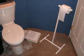 Diy toilet paper holder toilet paper storage paper towel holder paper holders pvc pipe crafts pvc pipe projects diy handmade wooden toilet paper holder in shape of outhouse. Cheap And Easy Toilet Paper Stand 5 Steps Instructables