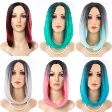 40 pink hairstyles as the inspiration to try pink hair. Black Pink Ombre Hair Straight Bob Wigs Synthetic Hair Short Party Hair Wig Buy At A Low Prices On Joom E Commerce Platform