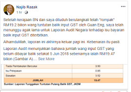 1 februari 2018 kepada yth, direksi dan dewan komisaris pt. Wira Veteran Laporan Jabatan Audit Negara Sahkan Guan Eng Penipu Bersiri Najib