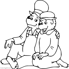 The spruce / miguel co these thanksgiving coloring pages can be printed off in minutes, making them a quick activ. Papa Bear And Mama Bear Coloring Page Coloringall