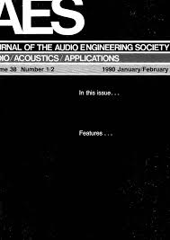 ● lightweight coverage to secure a slim profile. Aes E Library Complete Journal Volume 38 Issue 1 2