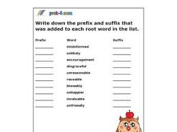 We've selected some fairly difficult 9th grade spelling words for our lists so that your student gets a real challenge. Prefixes Lesson Plans Worksheets Lesson Planet