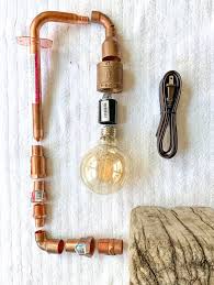 The most common diy pipe lighting material is metal. How To Make A Lamp With Copper Pipes Learn To Create Beautiful Things
