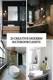 Great Photo Of Designer Bathroom Light Fixtures In 2020 Modern Bathroom Lighting Contemporary Bathroom Lighting Modern Bathroom Design
