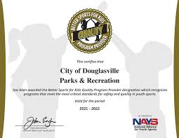 Do you want to know the best sports for kids and its benefits? Douglasville Parks Recreation S Athletics Division Is A Better Sports For Kids Quality Program Provider News List City Of Douglasville Ga