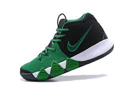 Black And Green Nike Basketball Shoes 2018 Nike Kyrie 4 Black Green White For Sale Air Jordans 2018 White Basketball Shoes Basketball Shoes Nike