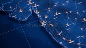 Mumbai Map Stock Illustrations – 1,037 ...