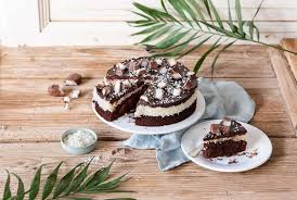 Bounty Kuchen Kokos Trifft Schokolade Rezept In 2020 Bounty Kuchen Lebensmittel Essen Kuchen