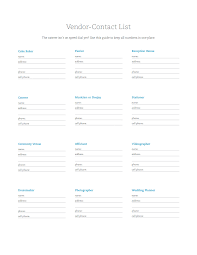 Vendor Contact List Pdf Google Drive Contact List Wedding Vendors Checklist Diy Wedding Binder How much to tip your wedding vendors? vendor contact list pdf google drive