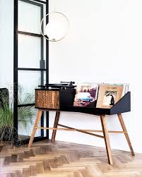 The Hrdl Vinyl Table Proudly Puts Your Collection On Display Vinyl Record Furniture Vinyl Room Furniture