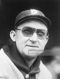 Here is story about eye surgery Cobb had in 1926. I forgot to add it with  picture