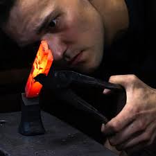 Thank you @alenkresojevich for the in action photos. These look great. . .  #blacksmithing #forge #sparks #metal #blacksmith #handforged #metalwork