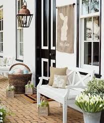 Decorating your front porch is similar to decorating any room in the house. 50 Cool Easter Porch Decor Ideas Digsdigs