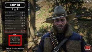 Red Dead Redemption 2 Crafting Ingredients For Pearson Trapper