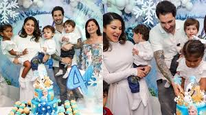 Seen in the picture are sunny leone, daniel and their daughter. Watch This Video From Sunny Leone S Daughter Nisha Kaur Weber S Birthday Party Is Too Sweet To Miss Hindi Movie News Times Of India