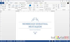 Pilih corak dan cetak ia pilih saiz sampul dan pelan yang perlu anda buat. Cara Cepat Membuat Cover Makalah Di Word Video Tutorial89
