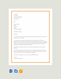 However, be sure to edit the sample to fit your personal experiences and the job for which you are applying. 55 Cover Letter Templates Pdf Ms Word Apple Pages Google Docs Free Premium Templates