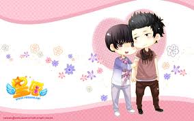 Cewek korea terkenal dengan kecantikannya. Wallpaper Kartun Korea Romantis 1280x800 Download Hd Wallpaper Wallpapertip