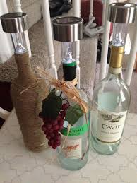 Wine Bottle Solar Lights Solar Light Crafts Bottle Crafts Wine Bottle Diy