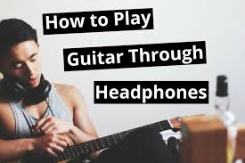 You could get an adapter. How To Play Electric Guitar Through Headphones 5 Simple Ways