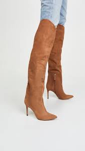 Classic white and tan get a glam makeover. Best Over The Knee Boots 2020 Popsugar Fashion