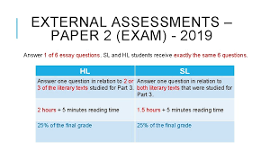 'students have no freedom to study anything that isn't in the exam. Year 12 Ib Language Literature 2019 Ib Language