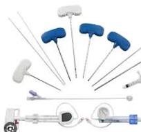 PKP KIT Kit de Vertebroplastia Relleno de Hueso Dilatador Broca Juego de  Instrumentos de Vertebroplastia Percutánea