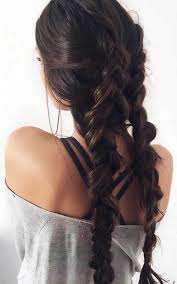 How To Wear Hair Extensions 30 Effortless Hairstyles Loose Double French Braids Hairstyleonpoint Com Curly Hair Styles Hair Long Hair Styles