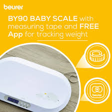 Easy lb to kg conversion. Buy Beurer By90 Baby Scale Pet Scale Digital With Measuring Tape Tracking Weight With App For Infant Newborn Toddler Puppy Cat Animals Lcd Display Weighs Lbs Kg Oz Highly Accurate Online