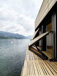 Gallery Of Boat S House At Millstatter Lake Mhm Architects 13 Architektur Bootshaus Architekt
