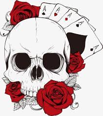 Vektornyj Poker I Cherep Cherep Multfilm Vektor Cherep Png I Vektor Png Dlya Besplatnoj Zagruzki Skull Art Drawing Skull Sketch Skulls Drawing