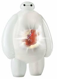 Disney big hero 6 stealth baymax and mochi cat action figure ban dai 10cm. Disney Big Hero 6 Baymax Deluxe Projection Figur Riesiges Robowabohu 25cm Eur 35 00 Picclick De