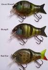 Black Dog Baits Shellcracker GGhost Bluegill Swimbait Glide Bait