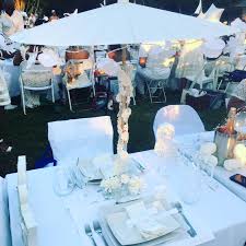 Diner En Blanc Table Setting Diner En Blanc Diner Pop Up Dinner