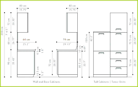 Standard N Cabinet Sizes Cabinets Chart Measurements Us