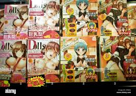 Porn magazines in a japanese Sex Shop in Tokyo, Japan Stock Photo 