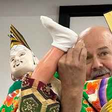 人形浄瑠璃に魅せられて。Martin Holman。@アスピア明石