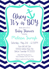 Ahoy It S A Boy Nautical Themed Baby Shower Invitation Printable Baby Shower Themes Baby Shower Baby Shower Nautical Theme