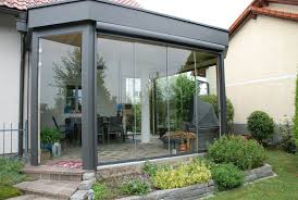 Wintergarten Mit Sunflex Glasschiebewanden Sf 20 Fenster Schmidinger Wintergarten Einrichtung Wintergarten Sommergarten