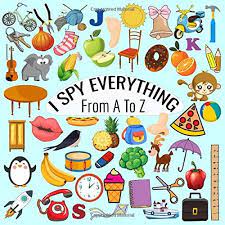 Phase 1 phonics eye spy game | eye spy, with my little eye.this is a great phase 1 phonics game compatible with the letters and sounds scheme to encourage. I Spy Everything From A To Z I Spy Alphabet Book Fun Guessing Game For Toddlers Preschoolers And Kids Age 2 5 Book Zhen Kids 9781660440122 Amazon Com Books