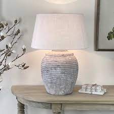 A nice table lamp on your sideboard can add a lot of style and warmth to your interior. Medium Large Lamps Cowshed Interiors