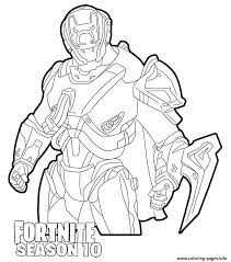 The newest season of fortnite is here at last, and as you'd expect, it comes with a host of changes and f. The Scientist Skin From Fortnite Season 10 Coloring Pages Printable