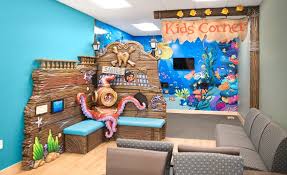 Underwater Theming In Pediatric Dental Office Imagination Dental Solutions Dental Office Pediatric Dental Office Imagination Design Studios